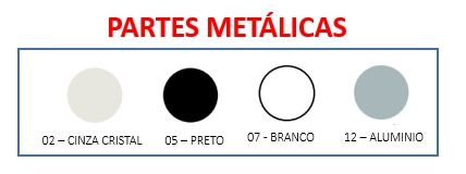 Painel de TV com Passa Fio - Veio Horizontal 120 x 135 | Linha Prima Impact 40mm